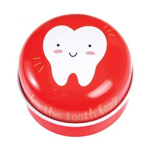 Červená plechová krabička Rex London Tooth Fairy