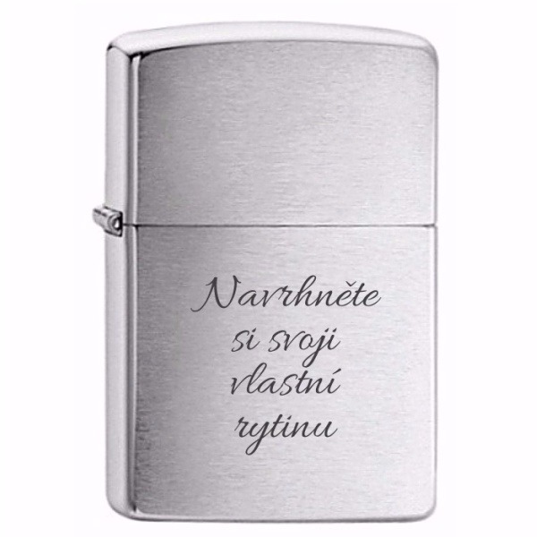 Dárek pro kuřáky - zapalovač s rytinou