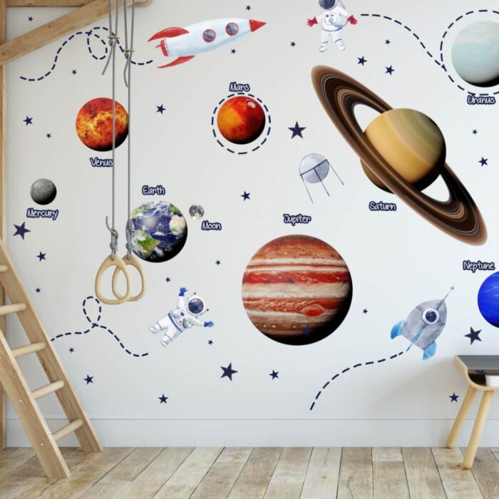 nálepky planet na zed