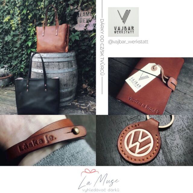 Kůže a řemeslná vášeň spojené dohromady. 👜🔨 Inspirujte se krásnými koženými kousky, které vám u @vajbar_werkstatt  vyrobí podle přání. Bylo opravdu těžké vybrat 4 produkty, jelikož na profilu je tolik krásných výrobků z kůže.
Najdete tady třeba: 
✅👓pouzdro na brýle se jménem
✅👜kabelky z jednoho kousku kůže
✅drobné doplňky
✅precizně vypadající klíčenku k autu nebo na airtag
✅zápisníky
aj.
A kdo stojí za těmito výrobky? ⬇️⬇️⬇️
“Práci s kůží se věnuji od dob mého studia na střední škole a tento materiál jsem si oblíbil pro jeho všestrannost a snadnost zpracování. Ve většině míře jsem s kůží začal pracovat od roku 2020. Nejdříve jsem začal vytvářet doplňky pro rodinu a pro přátele, později jsem rozvinul výrobu kožených výrobků na zakázku. V tomto pokračuji a stále se snažím nabídku kožených výrobků rozšiřovat. Veškeré výrobky vyrábím zákazníkům přímo na míru ve své dílně na jižní Moravě.🙂”

#vyrobenovcr #originalnidarek #tipnadarek #rucnevyrobene #kozenevyrobky #promyslenydarek #zlateceskerucicky #darekpromuze #darekprozenu